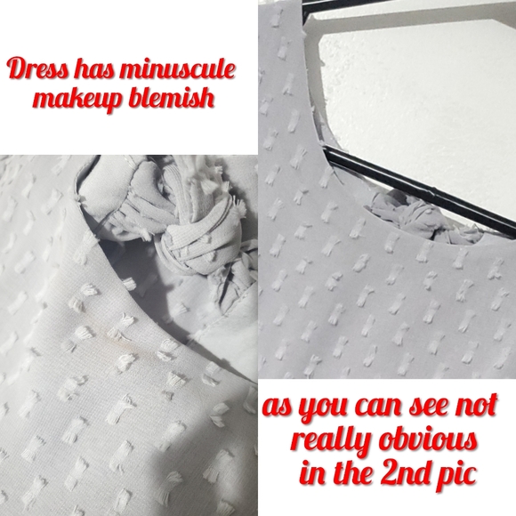 NWT Anthropologie Sunday In Brooklyn Textured Gray Chiffon Dress Size Small - Picture 16 of 16